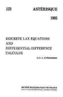 Discrete Lax equations and differential-difference calculus