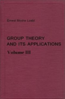 Group Theory and Its Applications