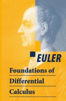 Foundations of Differential Calculus