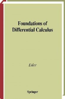 Foundations Of Differential Calculus -1775