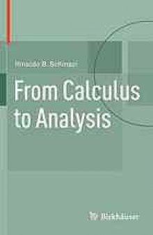 From calculus to analysis