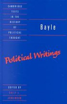 Bayle--political writings