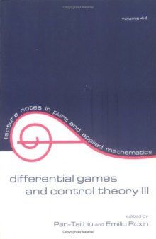 Differential Games and Control Theory III: Proceedings of the Third Kingston Conference part A