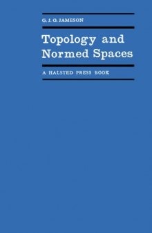 Topology and Normed Spaces