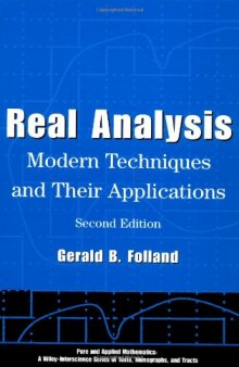 Real Analysis: Modern Techniques and Their Applications