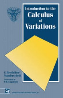 Introduction to the Calculus of Variations