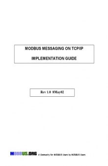 Modbus messaging on TCP-IP implementation guide.Rev 1.0
