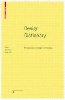 Design Dictionary: Perspectives on Design Terminology