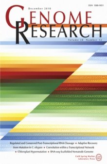Genome Research Dec 2010
