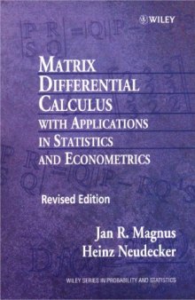 Matrix differential calculus with applications in statistics and econometrics