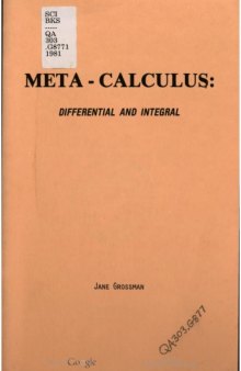 Meta-Calculus: Differential and Integral