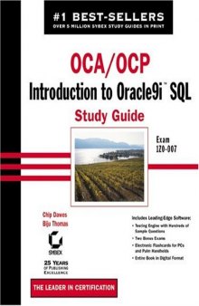 OCA-OCP: introduction to Oracle9i SQL: study guide