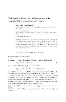 Multi-peak solutions for NLS equations with magnetic fields in semiclassical regime