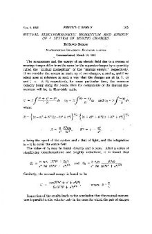 Mutual Electromagnetic Momentum and Energy of a System of Moving Charges