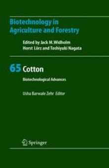 Cotton: Biotechnological Advances