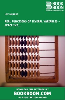 Real Functions of Several Variables Examples of Space Integrals Calculus 2c-6