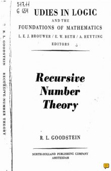 Recursive Number Theory: A Development of Recursive Arithmetic in a Logic-Free Equation Calculus