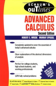 Schaum's Outline of Theory and Problems of Advanced Calculus