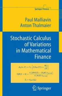 Stochastic Calculus of Variations in Mathematical Finance