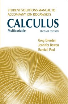 Student's Solutions Manual for Multivariable Calculus, Early and Late Transcendentals