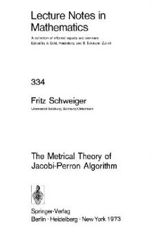 The Metrical Theory of Jacobi-Perron Algorithm