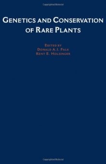 Genetics and Conservation of Rare Plants