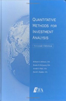 Quantitative Methods For Investment Analysis