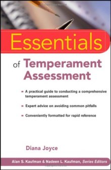 Essentials of Temperament Assessment (Essentials of Psychological Assessment)
