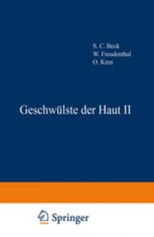 Geschwülste der Haut II