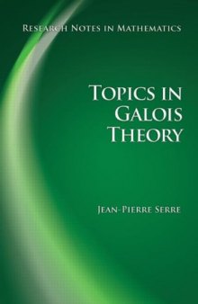 Topics in Galois theory, Second Edition