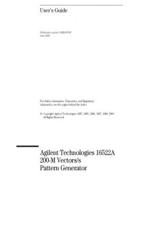 Agilent 16522A Pattern Generator (users)