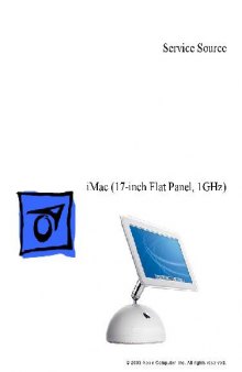 APPLE SERVICE MANUALS iMAC 17-inch 1Ghz