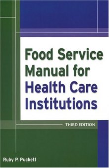Food Service Manual for Health Care Institutions (J-B AHA Press)