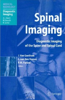 Medical Radiology - Spinal Imaging - Diagnostic Imaging Of The Spine And Spinal Cord