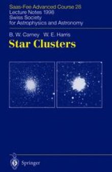 Star Clusters: Saas-Fee Advanced Course 28 Lecture Notes 1998 Swiss Society for Astrophysics and Astronomy