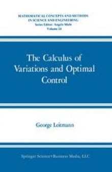The Calculus of Variations and Optimal Control: An Introduction