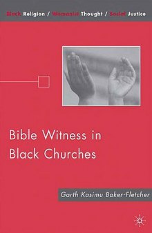 Bible Witness in Black Churches (Black Religion Womanist Thought Social Justice)