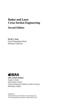 Radar and Laser Cross Section Engineering, Second Edition (AIAA Education)