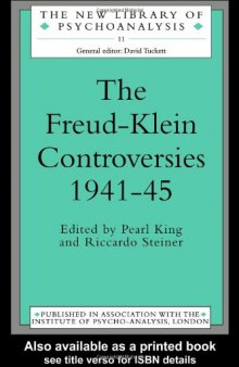 The Freud-Klein Controversies