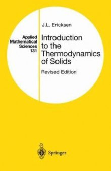 Introduction to the thermodynamics of solids