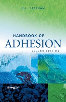 Handbook of Adhesion, Second Edition