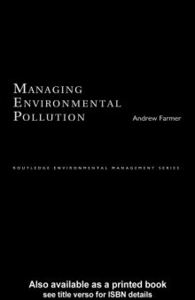 Managing Environmental Pollution (Routledge Environmental Management Series)