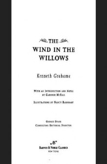Wind in the Willows (Barnes & Noble Classics Series)   