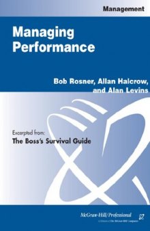 Boss's Survival Guide: Managing Performance