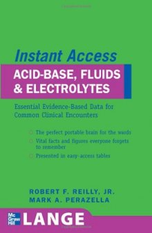 Lange Instant Access: Acid-Base Fluids and Electrolytes