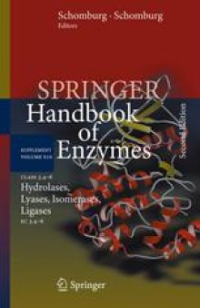 Class 3.4–6 Hydrolases, Lyases, Isomerases, Ligases: EC 3.4–6