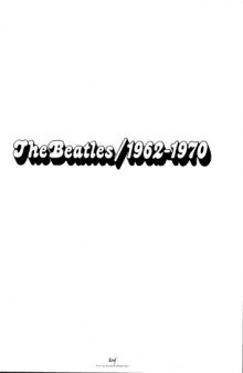 The Beatles   1962-1970 (Guitar Scores - Guitar Tablatures)