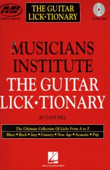 The guitar lick-tionary