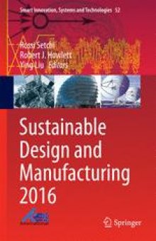 Sustainable Design and Manufacturing 2016