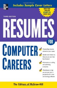 Resumes for Computer Careers (Professional Resumes Series)